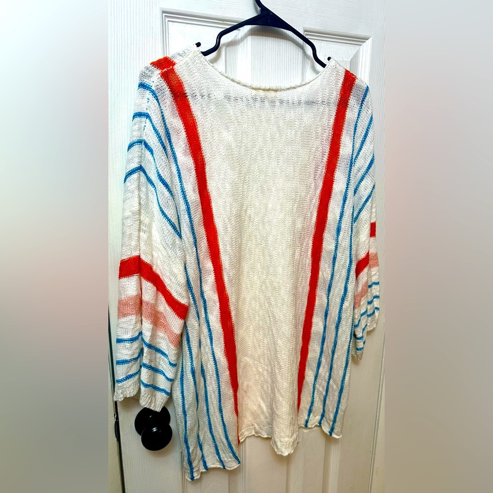 She & Sho Clothing Co. Boutique Striped Multicolor Sweater, 2XL - Picture 5 of 5